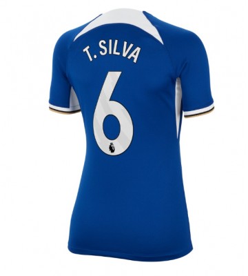 Chelsea Thiago Silva #6 Hemmatröja Dam 2023-24 Kortärmad